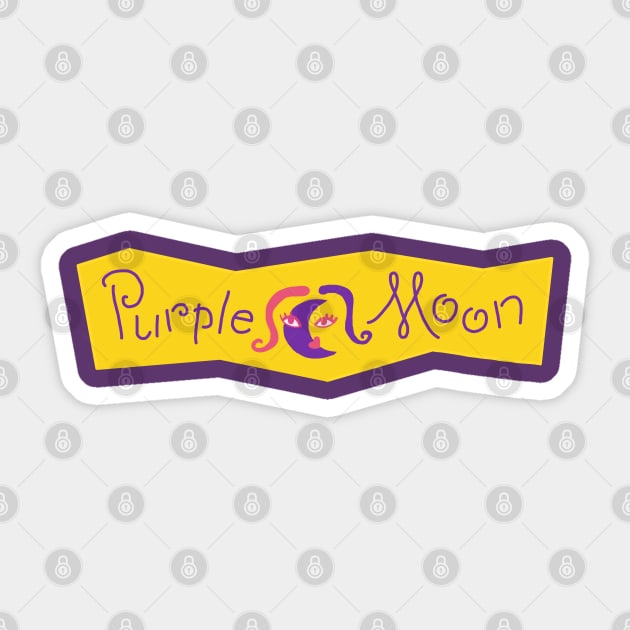 Purple Moon Games Logo Sticker by GoneawayGames